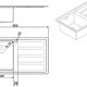 Smeg LD861S-2 lavello Lavello montato su piano Rettangolare Acciaio inox 3
