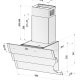 Gorenje DVG600ZWE cappa aspirante Cappa aspirante a parete Bianco 305 m³/h 3
