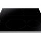 Samsung NZ64H57477K piano cottura Nero, Acciaio inox Da incasso Piano cottura a induzione 4 Fornello(i) 5