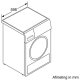 Bosch Logixx 8 WTW87560FG asciugatrice Libera installazione Caricamento frontale 8 kg A++ Bianco 7