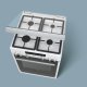 Siemens HX745235N cucina Elettrico Gas Bianco 5