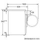 Bosch WTE86312IT asciugatrice Libera installazione Caricamento frontale 8 kg B Bianco 3