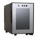 Haier HVTM06ABS cantina vino Cantinetta termoelettrica Libera installazione Nero, Argento 6 bottiglia/bottiglie 4