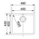 Franke KBX 110-45 Acciaio inox 3