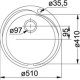 Franke ROX 610-51 Stainless steel 3