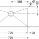 Franke PEX 110-72 Stainless steel 3