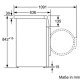 Siemens WT46W280 asciugatrice Libera installazione Caricamento frontale A++ Bianco 5