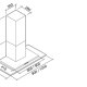 Falmec Kristal Top Cappa aspirante a parete Acciaio inox 800 m³/h 3