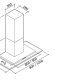 Falmec Kristal Top Cappa aspirante a parete Acciaio inossidabile 800 m³/h 3