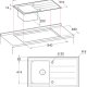 Hotpoint Ariston ROMA 86 A (AV) Rettangolare Granito 3