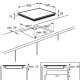 Electrolux EHH6540F9W Bianco Da incasso Piano cottura a induzione 4 Fornello(i) 3