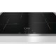 Bosch NIF645CB1M piano cottura Nero, Acciaio inox Da incasso Piano cottura a induzione 4 Fornello(i) 3