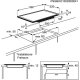 Electrolux EHX6455F2K Nero Da incasso Piano cottura a induzione 4 Fornello(i) 3