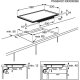 Electrolux EHX6455F2K Nero Da incasso Piano cottura a induzione 4 Fornello(i) 4
