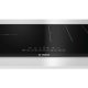 Bosch Serie 6 PXC275FC1E piano cottura Nero, Acciaio inox Da incasso Piano cottura a induzione 2 Fornello(i) 3