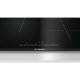 Bosch Serie 6 PIJ675FC1E piano cottura Nero, Acciaio inox Da incasso Piano cottura a induzione 3 Fornello(i) 3