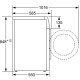 Siemens WM10T48XES lavatrice Caricamento frontale 8 kg 1000 Giri/min Argento 5