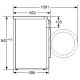Siemens WT46G210EE asciugatrice Libera installazione Caricamento frontale 8 kg B Bianco 4