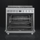 Smeg C9GMX9 cucina Elettrico Gas Acciaio inox 6
