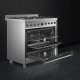 Smeg C9GMX9 cucina Elettrico Gas Acciaio inox 8