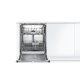 Bosch Serie 2 SMI40C15EU lavastoviglie A scomparsa parziale 12 coperti 3