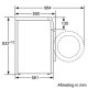 Siemens iQ 100 lavatrice Caricamento frontale 5,5 kg 1400 Giri/min Bianco 3