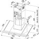 Franke Slide 90 FSL 905 WH/XS Cappa aspirante a parete Acciaio inox, Bianco 510 m³/h 3