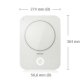 Samsung CTN431SC0W piano cottura Bianco Superficie piana Piano cottura a induzione 1 Fornello(i) 6