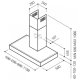 Elica Spot H6 ST IX A/70 Cappa aspirante a parete Acciaio inox 430 m³/h 4
