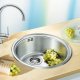 BLANCO RONDOSOL Lavello montato su piano Cerchio Acciaio inox 3