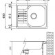 Franke SET N26 Lavello montato su piano Rettangolare Acciaio inox 5