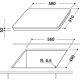 Whirlpool ACM 832/BA Nero Da incasso Piano cottura a induzione 3 Fornello(i) 4