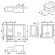 Smeg LFT3418RS lavello Lavello montato su piano Rettangolare Acciaio inox 3