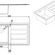 Smeg LD861D-2 lavello Lavello montato su piano Rettangolare Acciaio inox 3