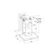 Hotpoint Ariston HHBS 6.5 F AM X cappa aspirante Cappa aspirante a parete Acciaio inox 581 m³/h 3