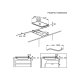 Electrolux EHF3920BOK Nero Da incasso Ceramica 2 Fornello(i) 4