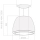 Elica Edith Sense HEAVYMETAL/F/50 Cappa aspirante a isola Acciaio inox 3