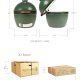 Big Green Egg XXLarge Barbecue Barile Verde 4