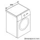 Siemens WM12T608IT lavatrice Caricamento frontale 8 kg 1200 Giri/min Bianco 5