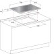 Hotpoint Ariston DD 752 W/HA(ICE) Argento Da incasso 75 cm Gas 5 Fornello(i) 5