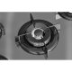 Hotpoint Ariston DD 752 W/HA(ICE) Argento Da incasso 75 cm Gas 5 Fornello(i) 8