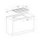 Hotpoint Ariston Piano cottura a gas PKL 751 T/IX/HA 3