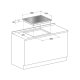 Hotpoint Ariston TQG 641 HA(WH) piano cottura Bianco Da incasso Gas 4 Fornello(i) 3