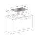 Hotpoint Ariston TQG 751 W/HA(DS) Sabbia Da incasso Gas 5 Fornello(i) 3