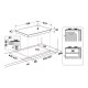 Hotpoint Ariston Piano cottura a gas FTGHL 751D/IX/HA LPG 6