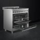 Smeg C9GMXI9 cucina Elettrico Gas Acciaio inox 7