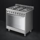 Smeg C9GMXI9 cucina Elettrico Gas Acciaio inox 9