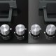 Siemens ER926SS70N piano cottura Nero Da incasso Gas 5 Fornello(i) 4