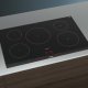 Siemens EH877LVC1E piano cottura Nero, Acciaio inox Da incasso Piano cottura a induzione 5 Fornello(i) 5