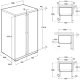Smeg RF354RX frigorifero side-by-side Libera installazione Acciaio inox 6